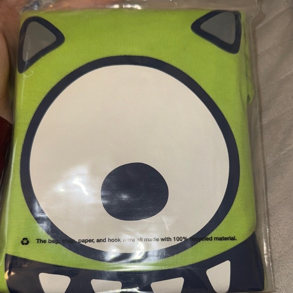 GAP Lime Green and Navy Monster Pajama Set - Picture 4 of 8